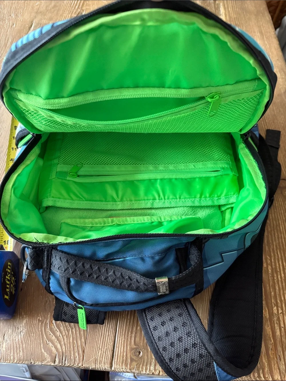 Sprayground Blue Rick and Morty Graphic Backpack